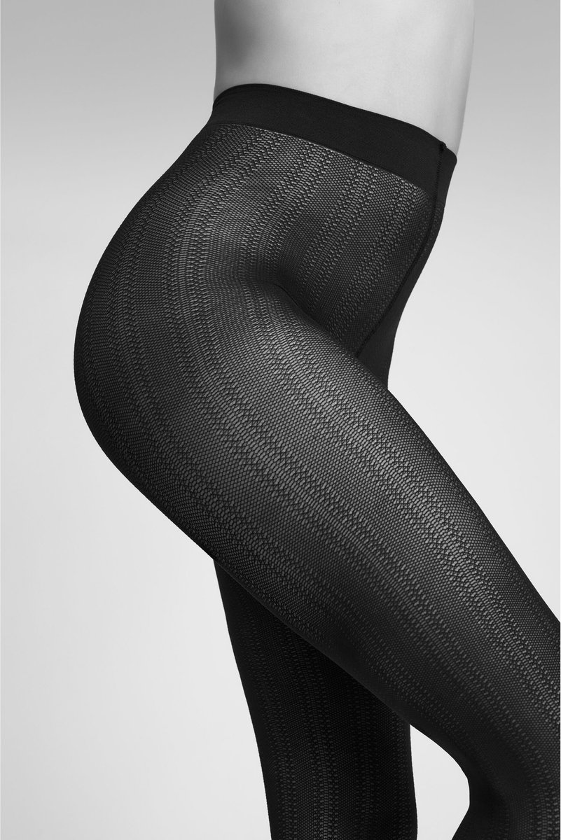 camano, Ajour-structuur, elegantie, modieuze panty Ajour 40 DEN, comfort. (4052171491657)