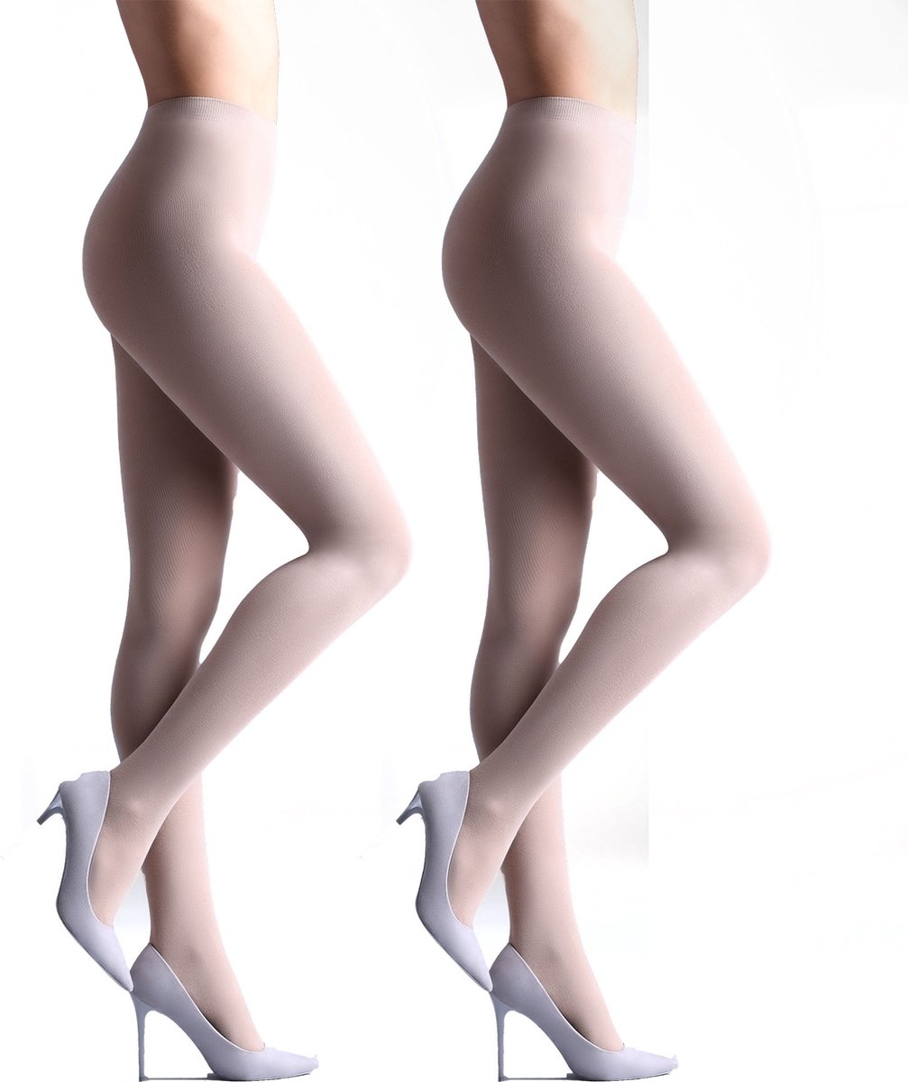 Giulia - Samba 40den (Multipack) Opaque Panty - Wit - L (6151349581591)