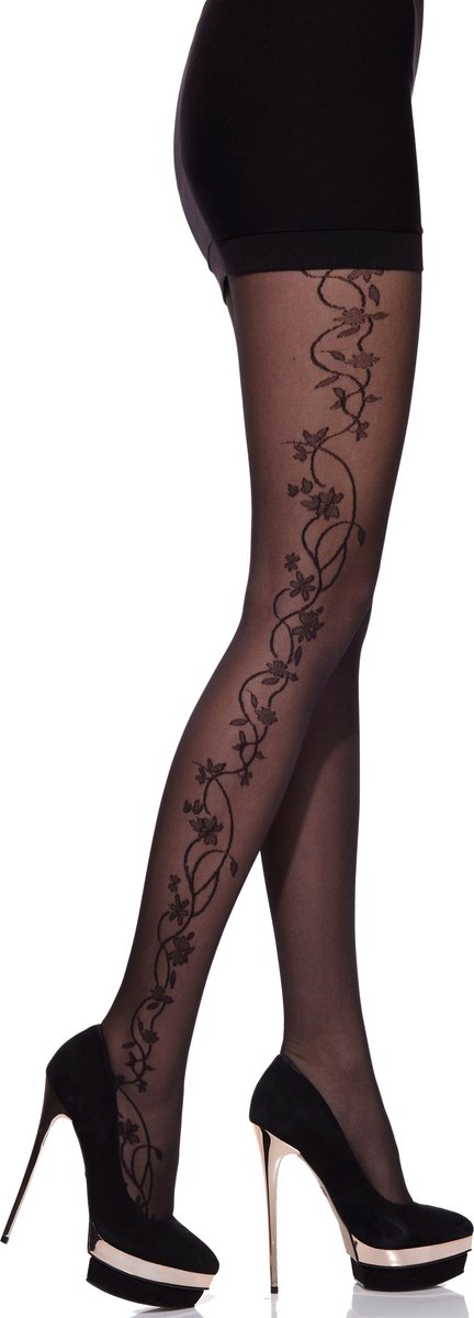 Merry Style MS-GB-284 Dames Panty -20 DEN- duurzaam - Polyamide - Zwart - M (4055191454992)