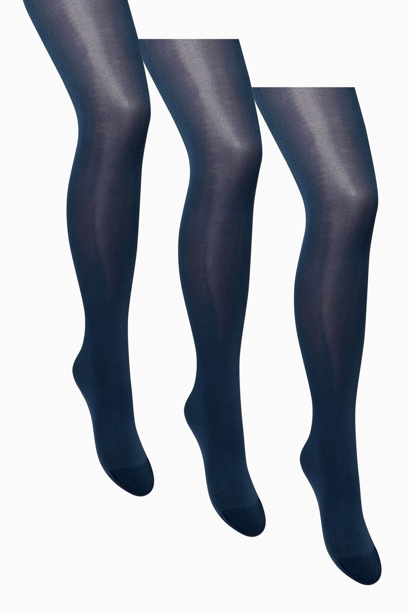 Next Set van 3 ondoorschijnende panty's van 40 denier (5057763303010)