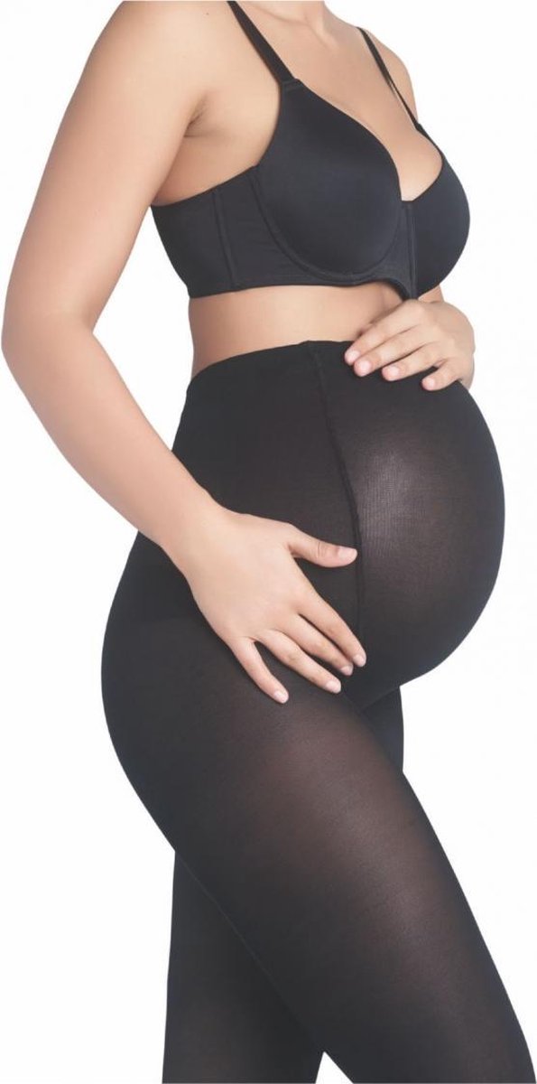 Penti 40 Denier Zwangerschap Panty - ZWART - Maat L (8681258525037)