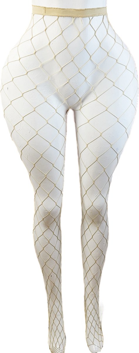 BamBella ® - Panty -Onesize - gaas maillot dunne pantys Dames - Onesize - lingerie van kant bruin (8721017931478)