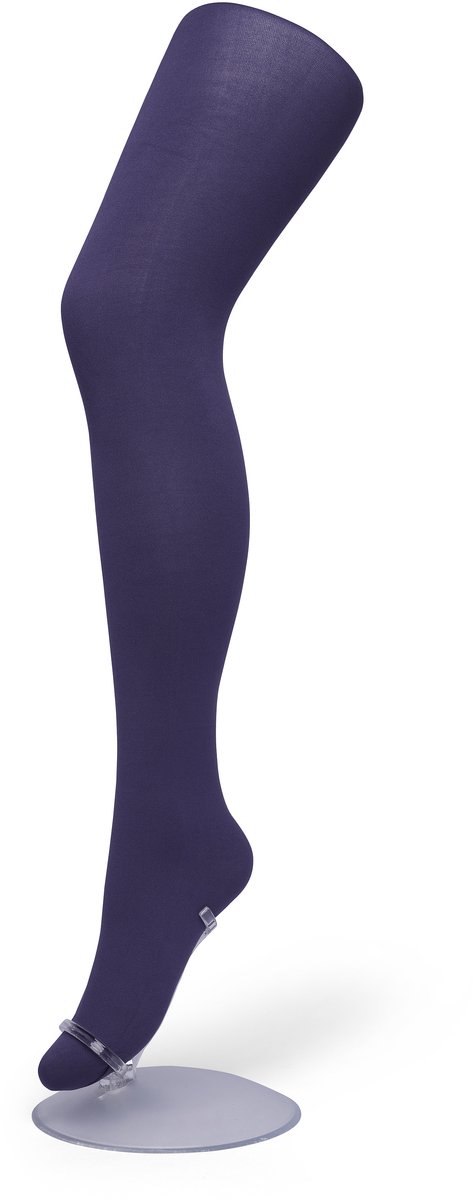 Bonnie Doon Opaque Comfort Panty 40 Denier Donker Paars Dames maat 44-46 XXL - Extra brede Comfort Boord - Tekent Niet - Kleedt Mooi af - Mat Effect - Gladde Naden - Maximaal Draagcomfort - Donkerpaars - Blackberry - BN161911.143 (8717394449095)