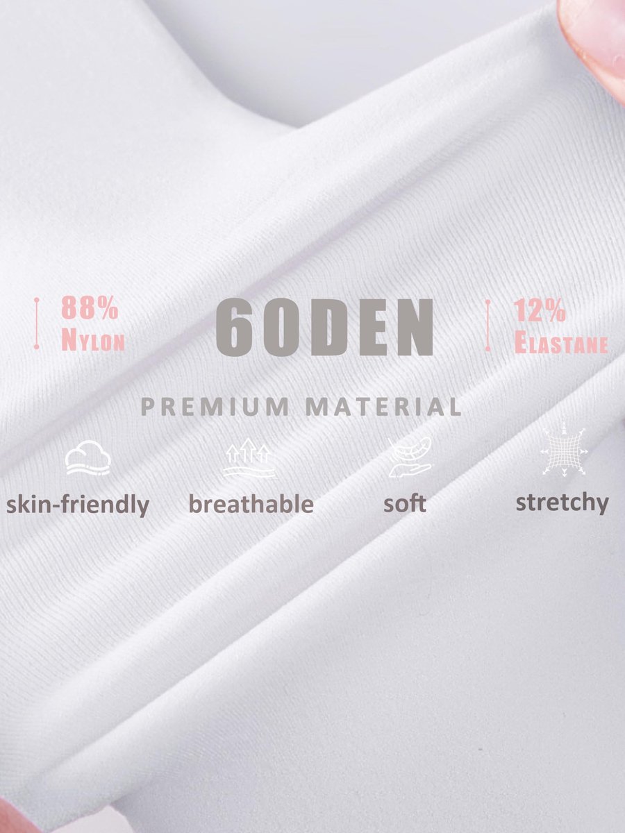 Dailygoods- Panty 60 denier - Hoge Taille - Zacht/Ademend - Geschikt voor Ballet/Dans - Kinderpanty - Microvezel/Elastisch - Balletpanty (2534700820333)