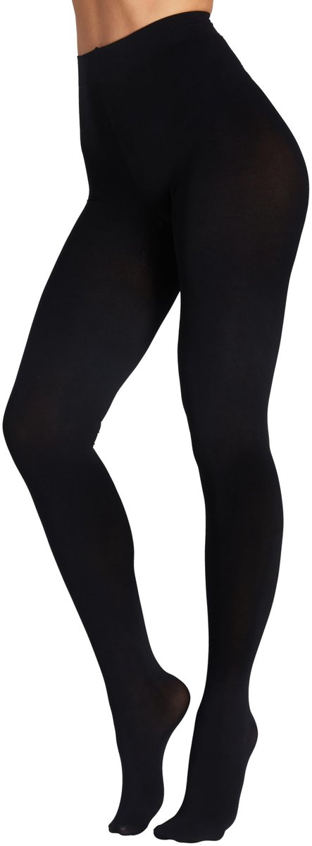 Dailygoods- Panty 80D Hoge Taille - Ondoorzichtige Panty - Zachte & Elastische Panty - Damesmode - Comfortabele Kousen - Flatterende Afwerking (2152007206386)