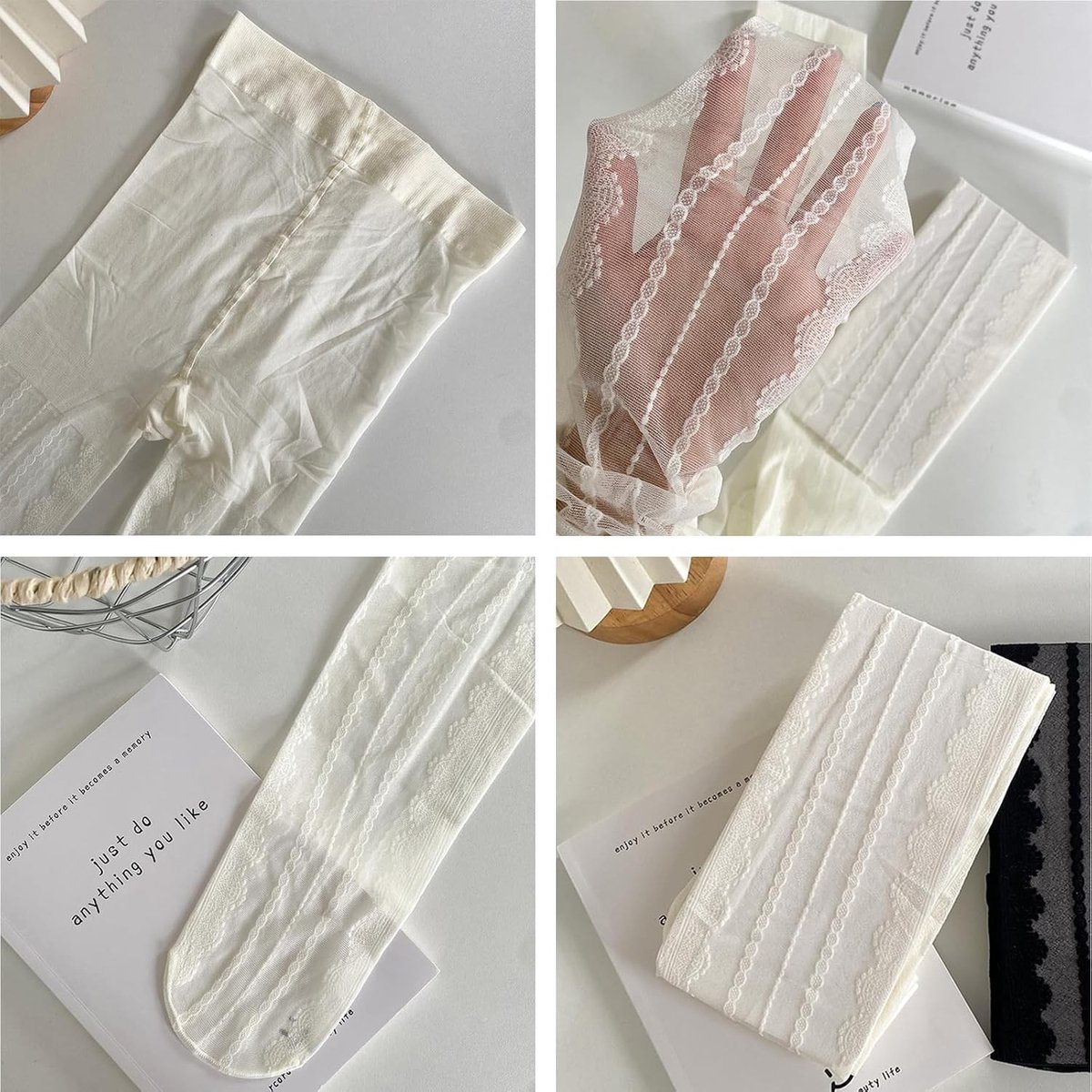 Elegante en comfortabele transparante panty's voor dames, retro stijl, perfect voor dagelijks gebruik en speciale gelegenheden (3895674507828)