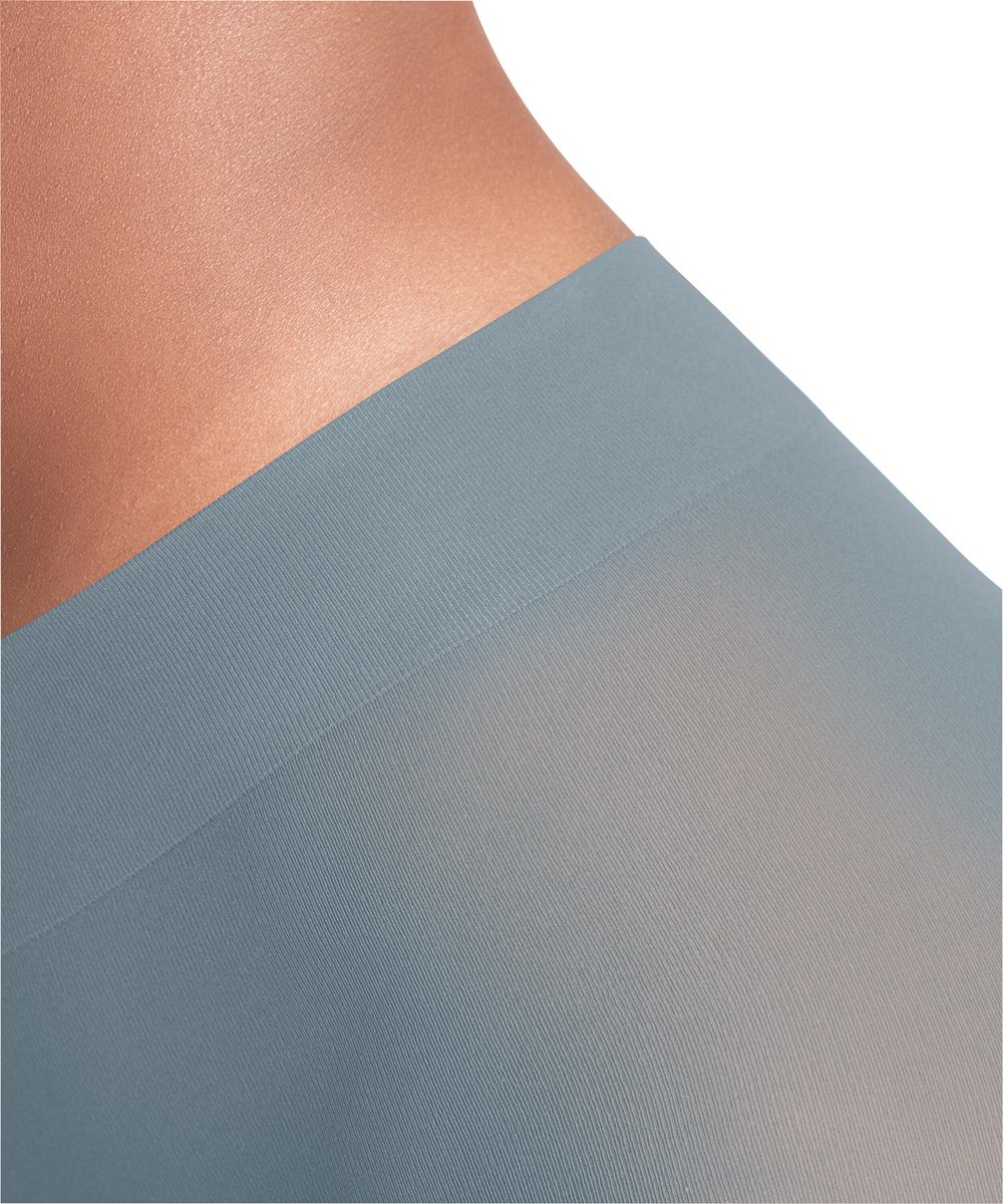 FALKE Matt Deluxe eenkleurig materiaal transparant 30 DEN panty dames blauw - maat XL (4043875184303)