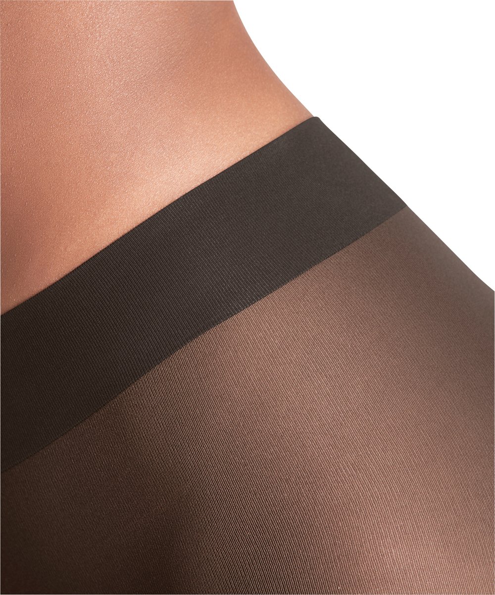 FALKE Matt Deluxe eenkleurig materiaal transparant 30 DEN panty dames bruin - maat S (4043875249927)