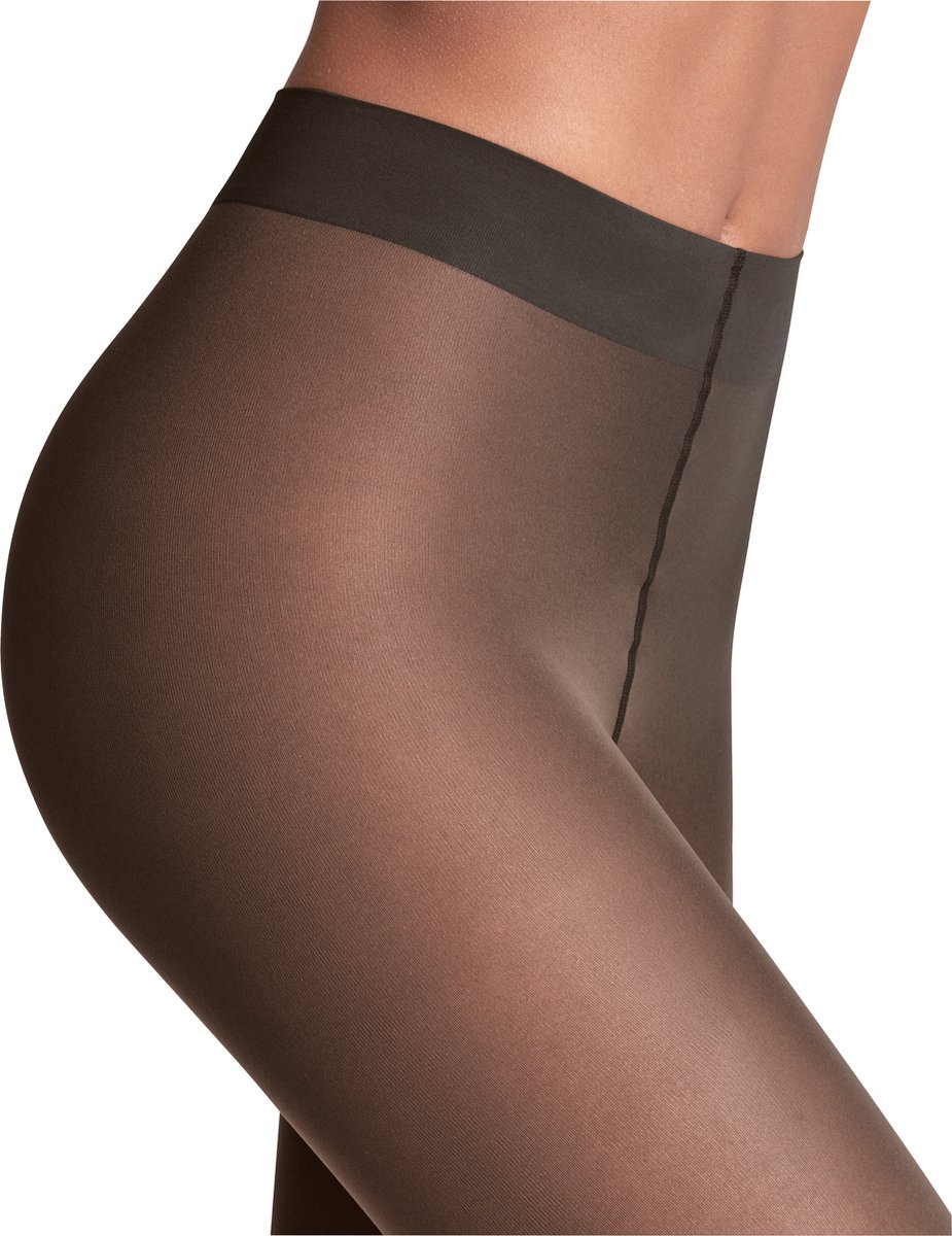 FALKE Matt Deluxe eenkleurig materiaal transparant 30 DEN panty dames bruin - maat XL (4043875249972)