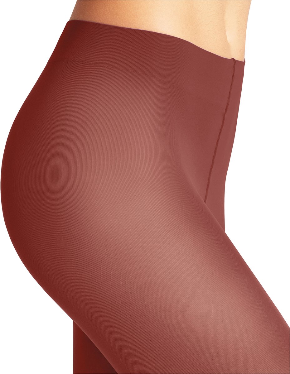 FALKE Pure Matt eenkleurig materiaal ondoorzichtig 50 DEN panty dames rood - maat S-M (4067112795947)