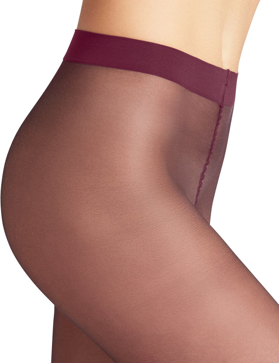FALKE Pure Matt eenkleurig materiaal transparant 20 DEN panty dames rood - maat M (4043875233995)
