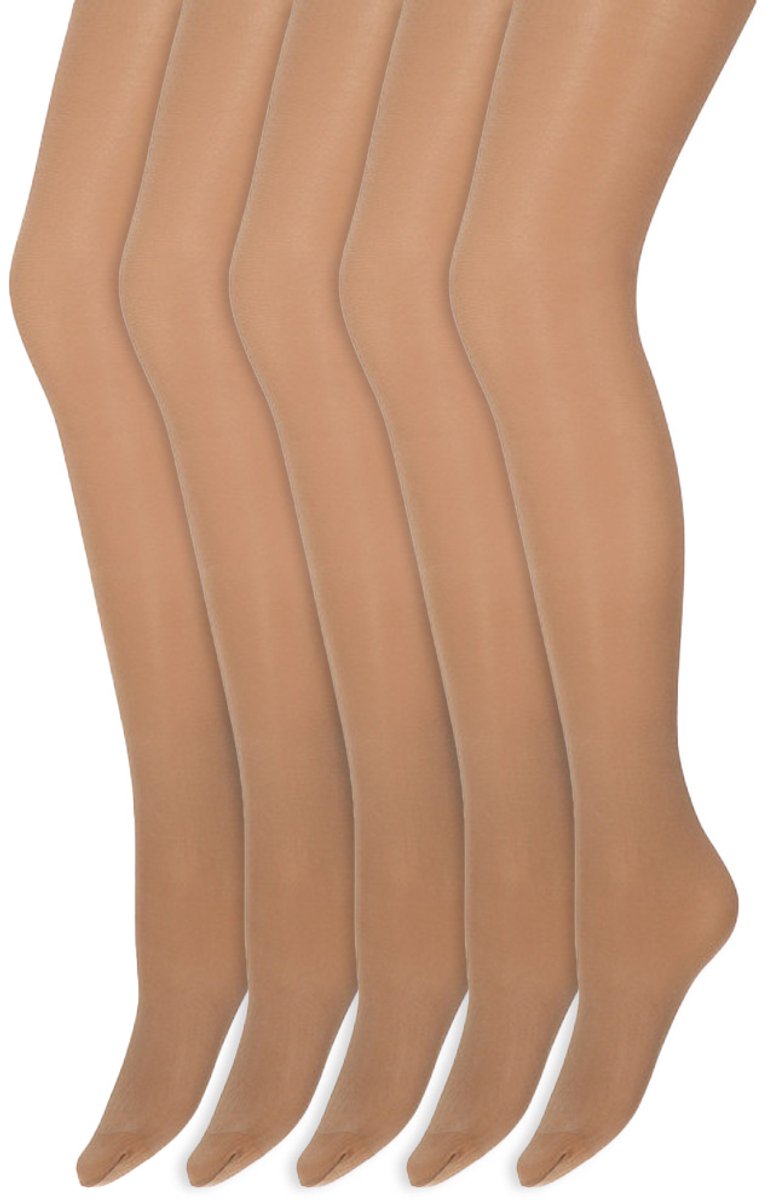 Glans Panty | 35 Denier | Merk: Marianne | Maat: S T/M Xxl | Kleur: Dune | 5 Paar (9506174789259)