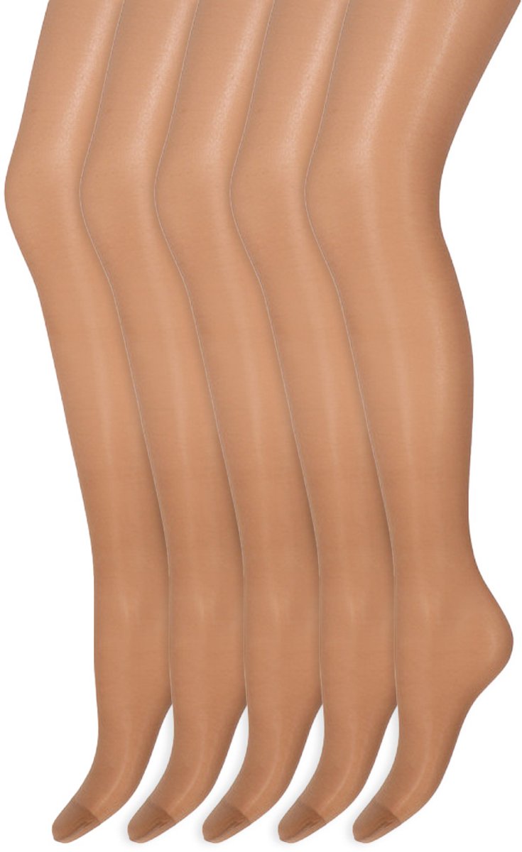 Matglans Panty | 20 Denier | Merk: Marianne | Maat: S T/M Xxxl | Kleur: Dore | 5 Paar (9502974772552)