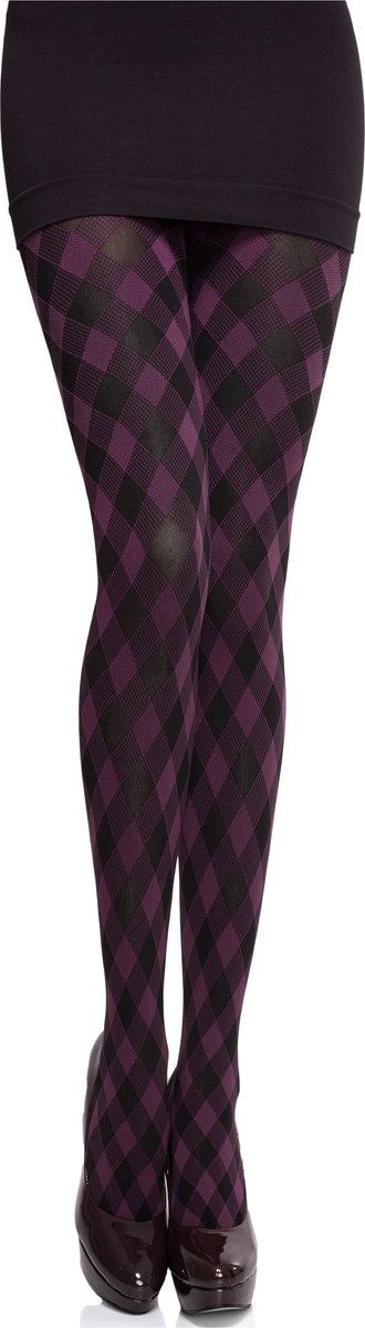 Merry Style MS-GB-317 Dames Panty - 60 DEN- Gedessineerd - 3D-technologie - Polyamide - Violet - S (4055191479315)