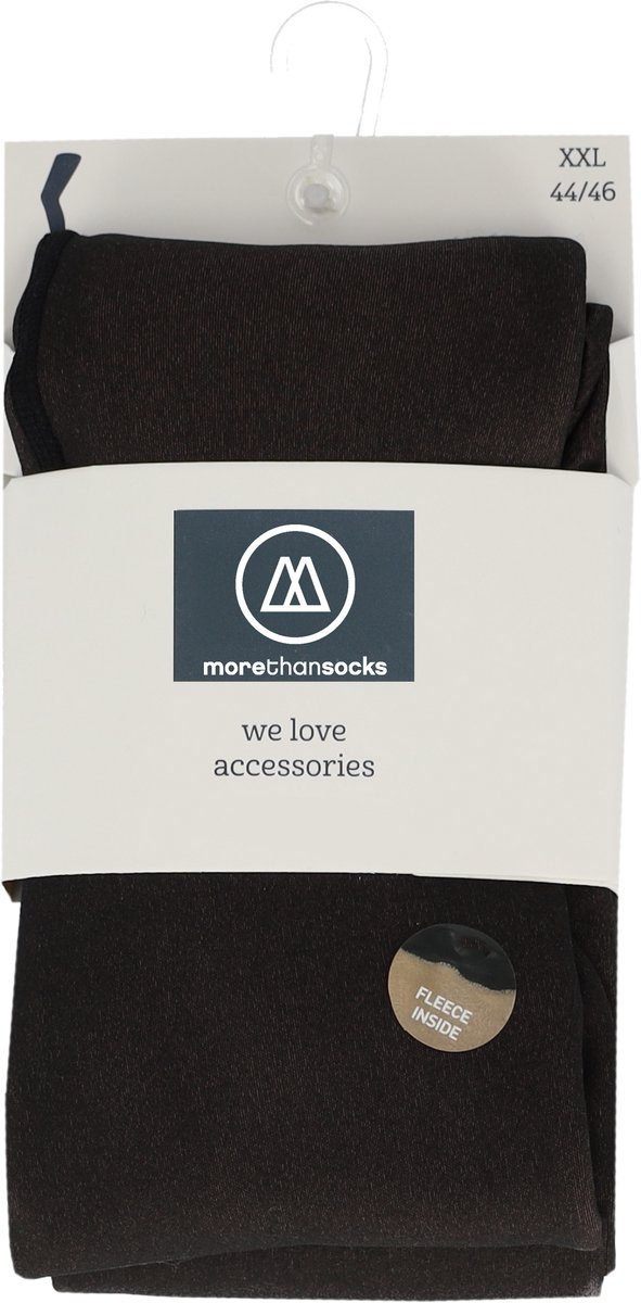 Morethansocks - Fleece gevoerde panty - Dames - Panty dames - Panty fleece - Tik tok panty - Warme panty dames (8721247433445)