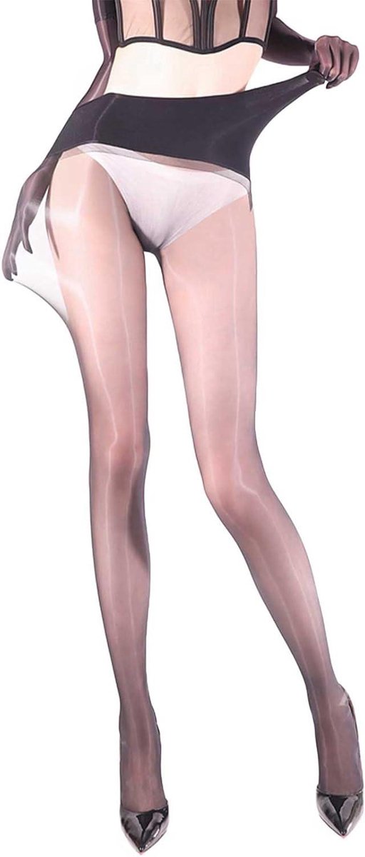 Naadloze panty voor dames | glanzend | 5 denier | sexy en doorzichtig | comfortabel en stijlvol | Beige (6153006075085)