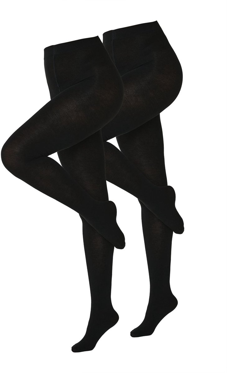 Set van 2 gebreide panty's met warme handgreep (5054965741008)