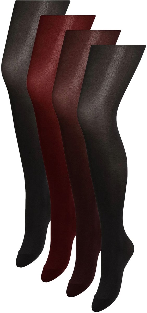 Set van 4 ondoorschijnende panty's van 40 denier (5063797765793)