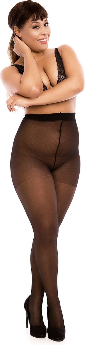 Biggi Big Soft matt - Panty - 20 den - maat 4XL (58-60) - zwart (4260277139001)
