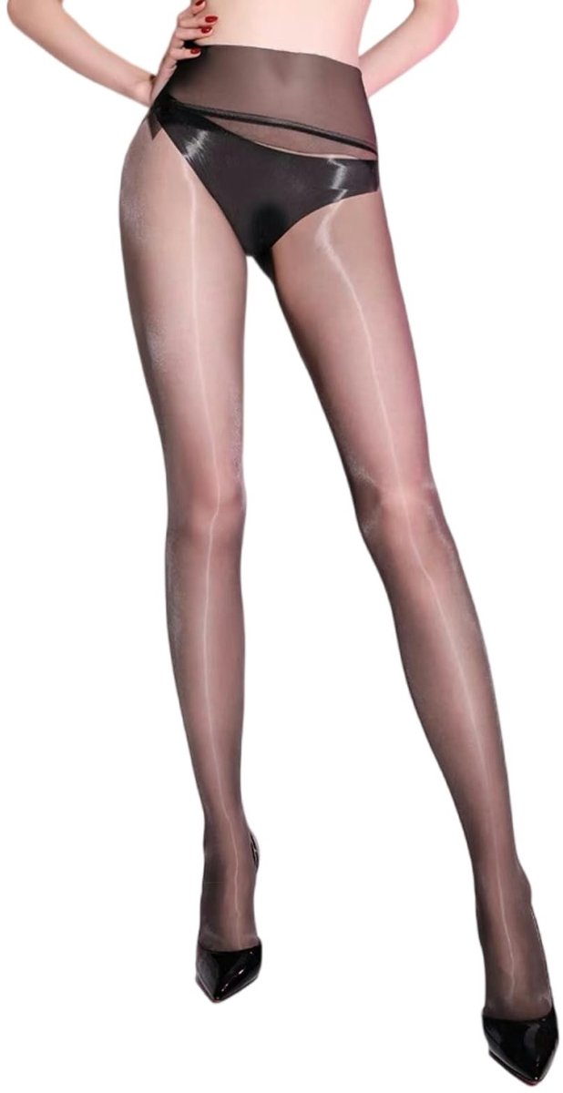 Dailygoods- Panty Glanzend - Dames - Ultradun - Naadloos - 3 Denier - Hoge Taille - Sexy Effect - Dameskousen (2532556735368)