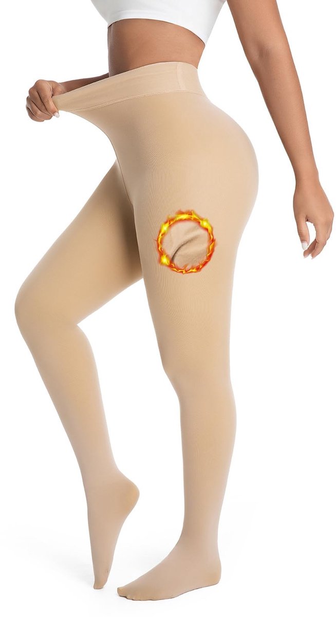 Dailygoods- Panty Thermisch - Dames Panty - Hoge Taille - 20 Denier - Zacht/Comfortabel - Ademend Materiaal - Damespanty (2308671597156)
