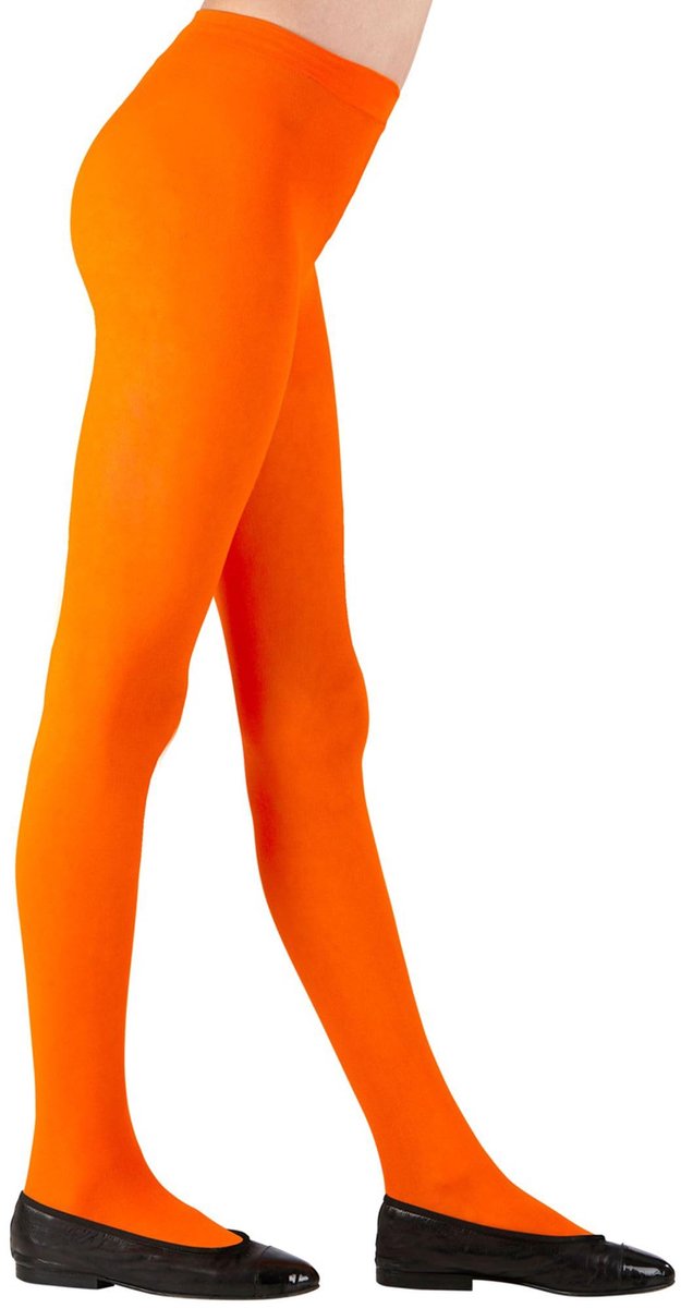 Dailygoods - Panty's voor Meisjes 40 Denier Oranje voor Carnaval en Feestjes (2667543814440)