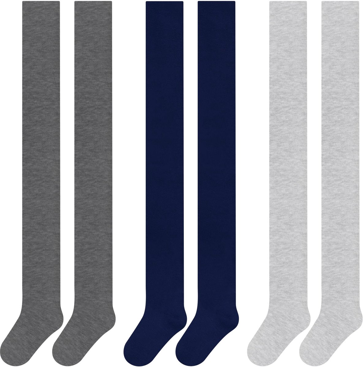 Dailygoods - Set van 3 Kindermaillots voor Meisjes - Comfortabele Panty in Diverse Kleuren (2826261763663)