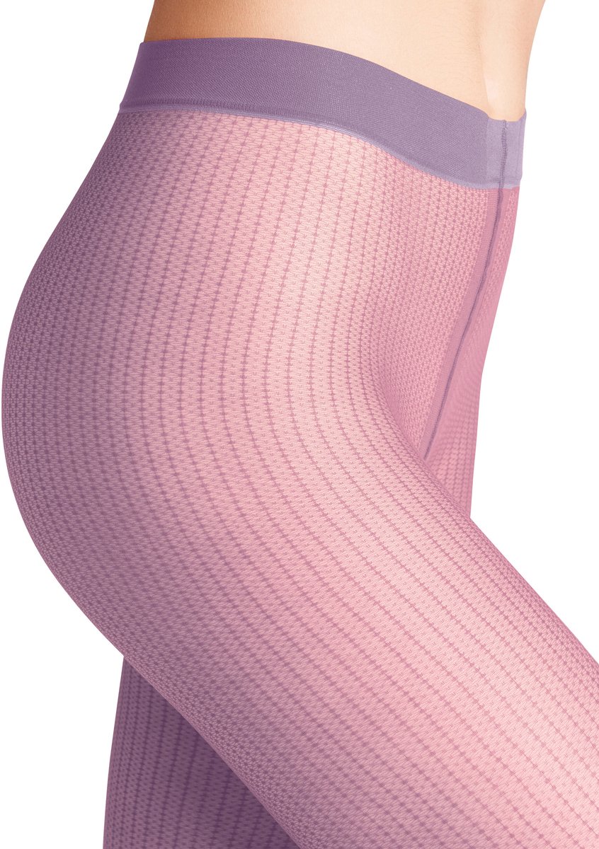 FALKE Body Chain 12 DEN ultra transparent materiaal transparent 12 DEN Panty dames paars - maat S (4067112967863)