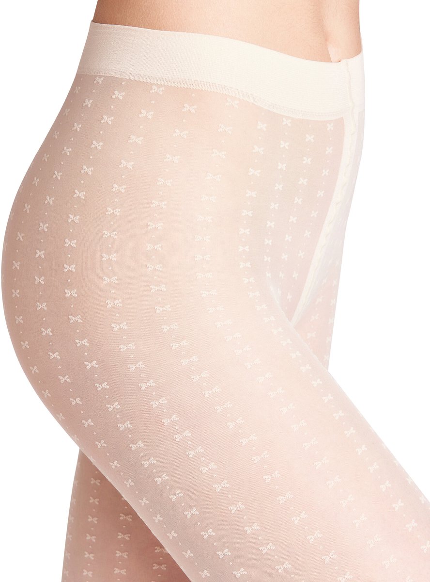 FALKE Firefly 20 DEN transparent materiaal transparent 20 DEN Panty dames wit - maat S-M (4067112967030)