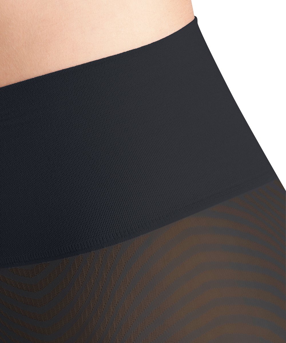 FALKE High Waist Sandbank 30 DEN transparent materiaal transparent 30 DEN Panty dames blauw - maat S (4067112968983)