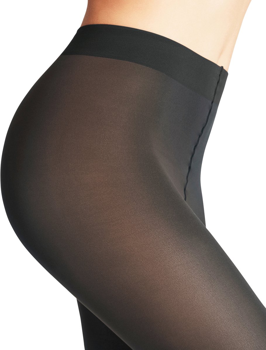 FALKE Pure Matt eenkleurig materiaal ondoorzichtig 100 DEN panty dames grijs - maat S (4043875213713)