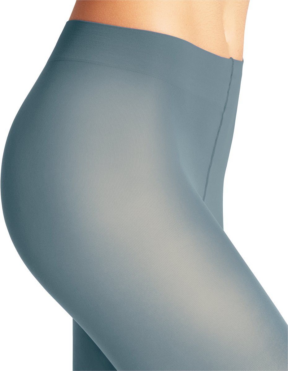 FALKE Pure Matt eenkleurig materiaal ondoorzichtig 50 DEN panty dames blauw - maat S-M (4043875147971)