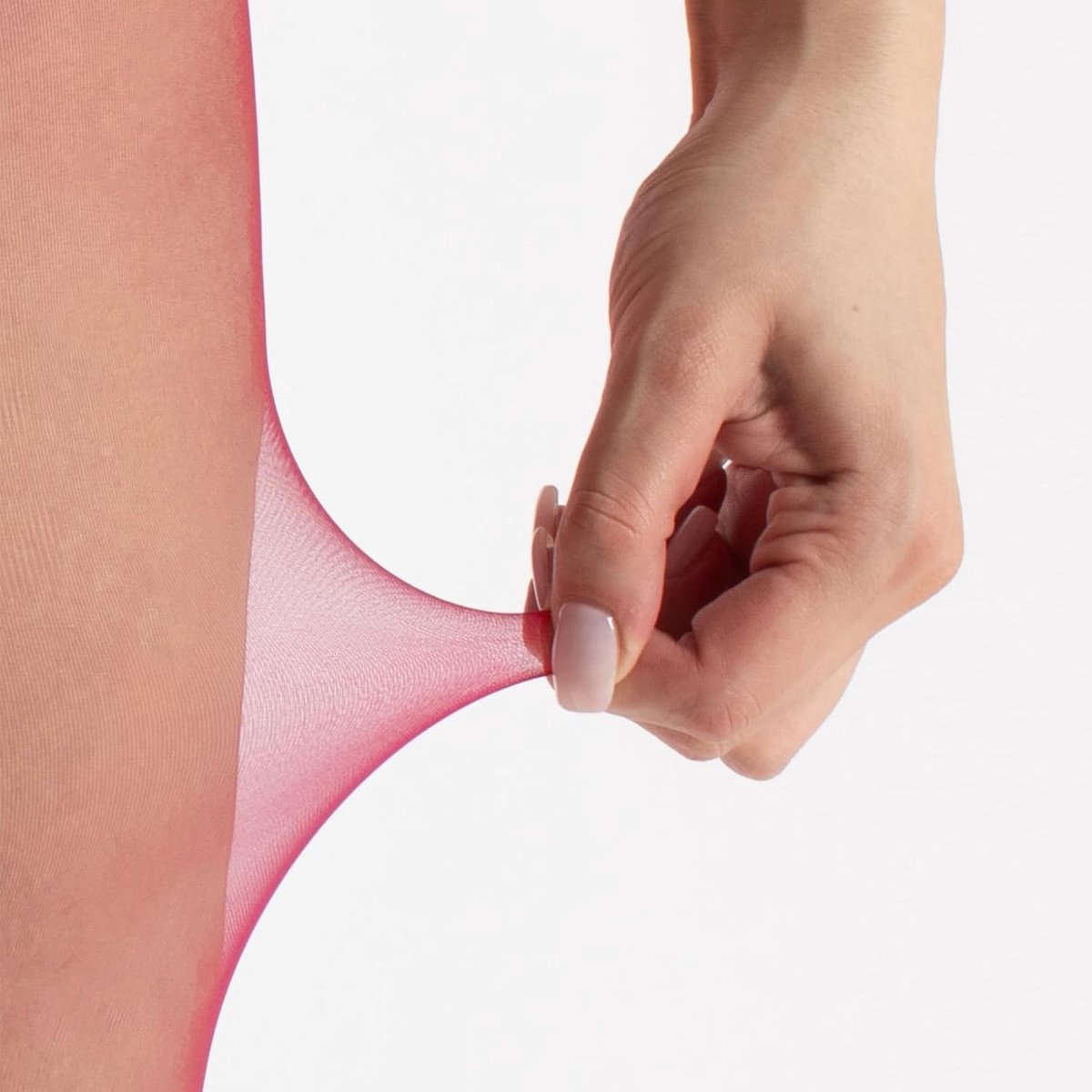 Naadloze Transparante Panty Effen of met Stippen | Zwart, Huidskleur, Blauw | S, M/L, L/XL | 15 DEN | Gemaakt in Italië (2945289143926)