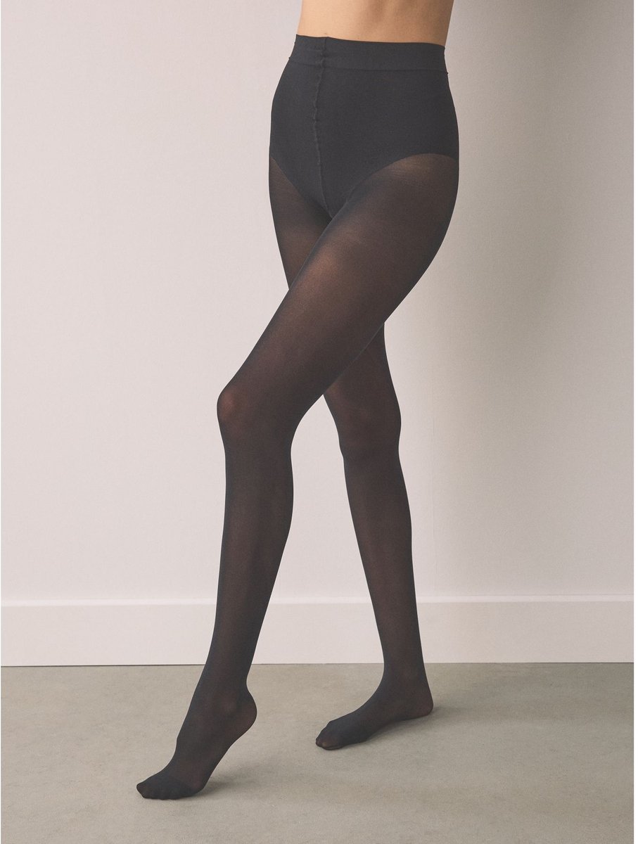 Next - Dames - N. Premium 40 Denier ondoorschijnende panty, 1 stuk - Zwart (5063599005868)