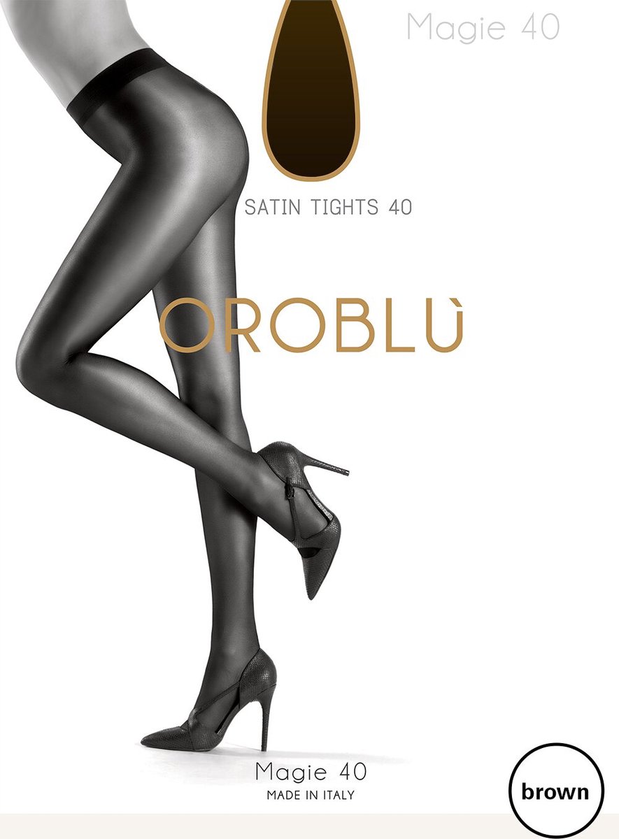 Oroblu Magie Panty Denier 40 - Kleur Brown 4 (bruin) - Maat L (8300289391427)