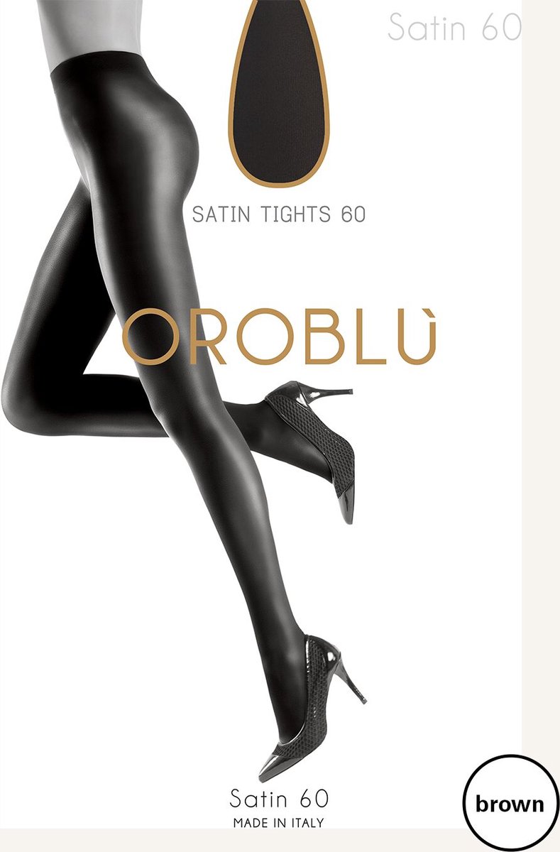 Oroblu Satin 60 Panty - Kleur bruin - Maat L (8300213968831)