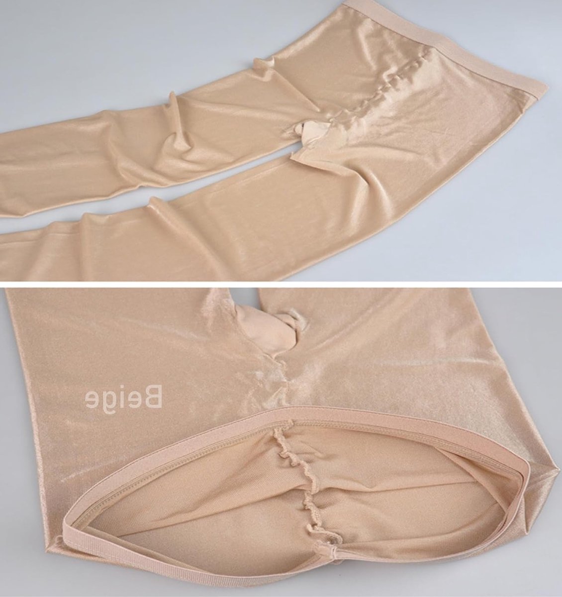 Shiny Danspanty met Hoge Elasticiteit en Hoge Taille - 70 Denier Voetloze Panty voor Dames, Perfect voor Dans en Fitness (3104456814352)