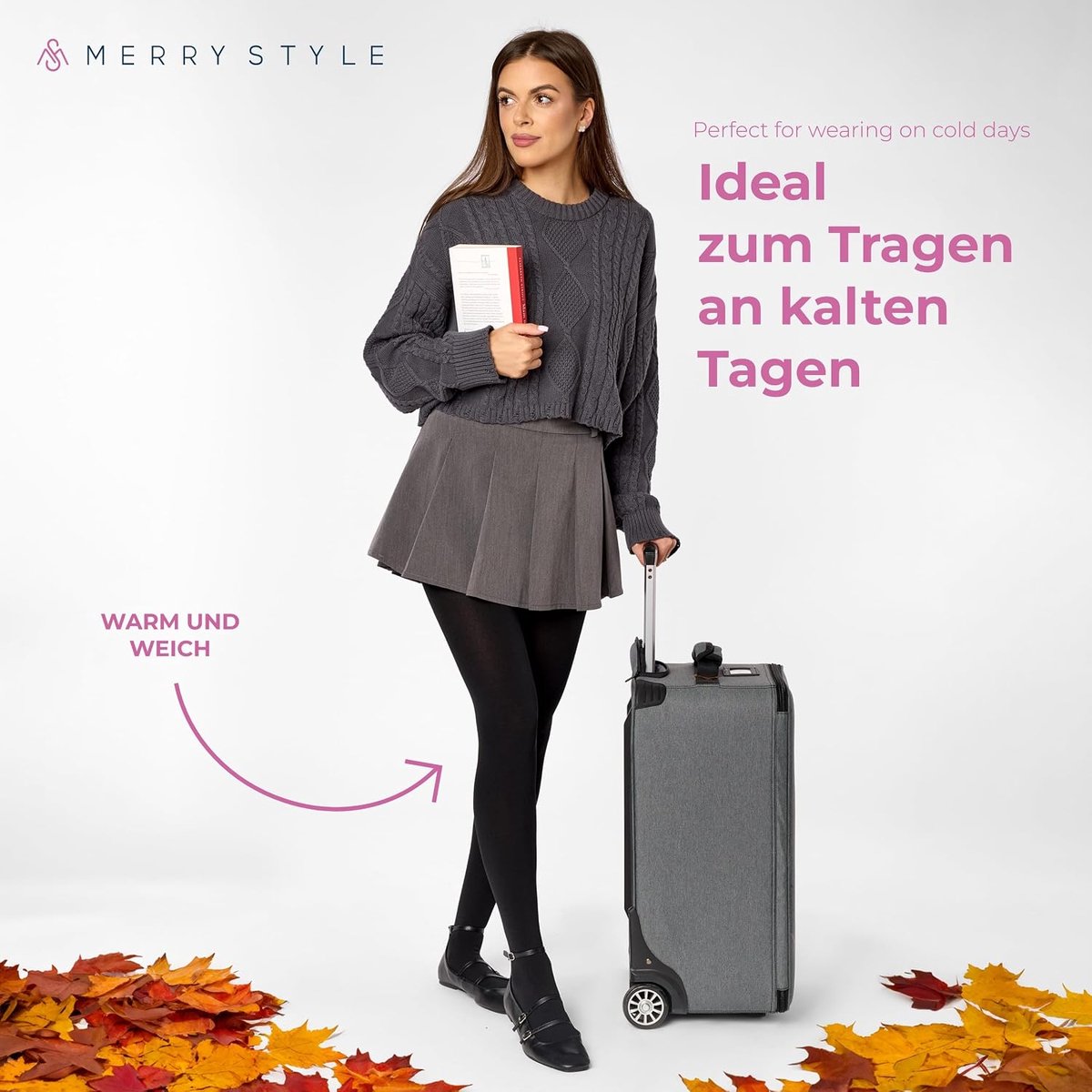 Style Thermo Panty Dames - Warme Winter Panty Ondergoed Thermoleggings Outdoor - Zacht en Comfortabel Opaque Elastaan Polyester Warm - MS-ATX-442 (2652400123186)