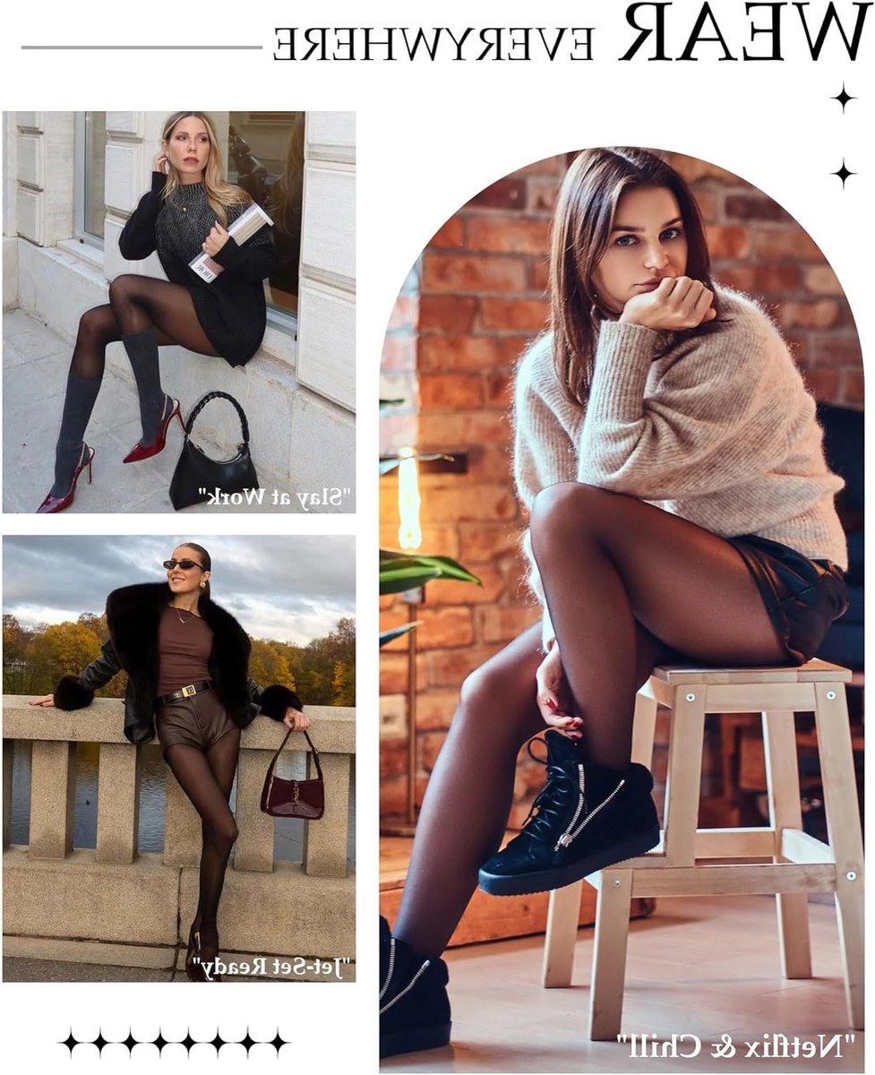 Twee Paar Dames Panty's, Scheurbestendig en Fijn, Zwart, Perfect voor Elke Gelegenheid, One Size (3550205802017)