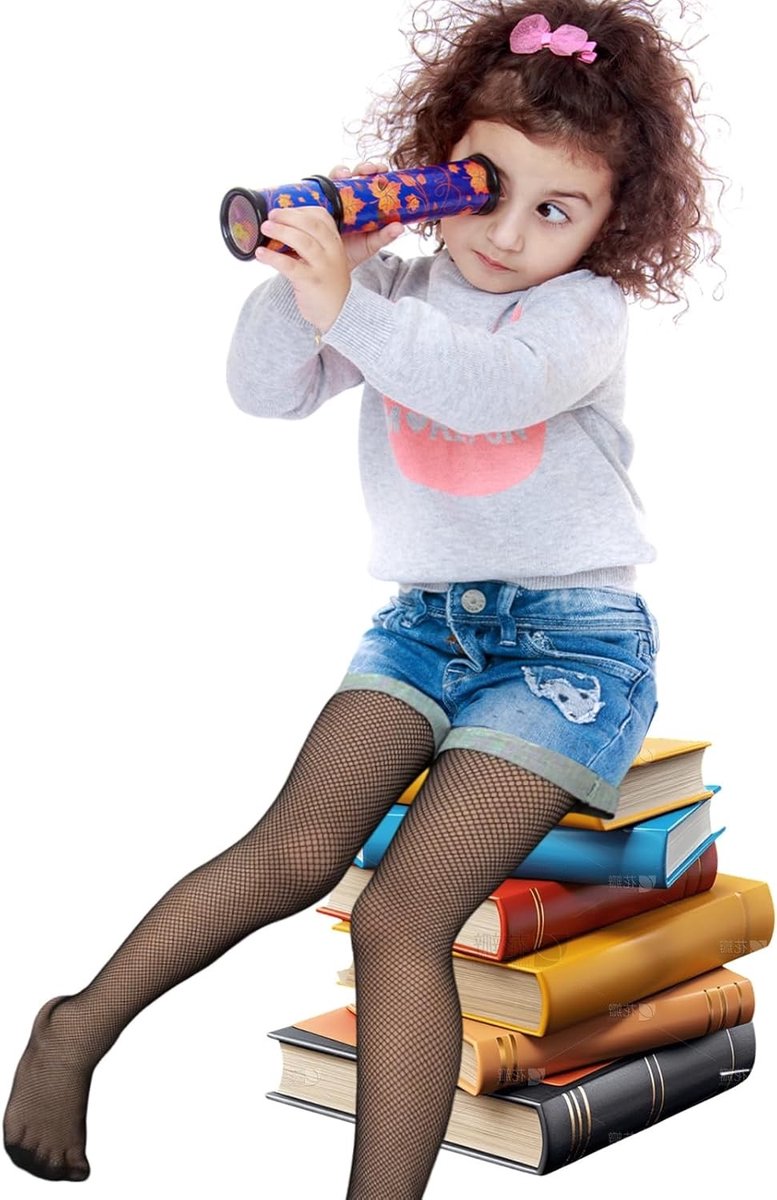 3 Paar Meisjes Zwarte Visnet Kousen High Waist Panty's voor Kinderen - Perfect voor School, Gymnastiek en Dans Feestjes (3305223926098)