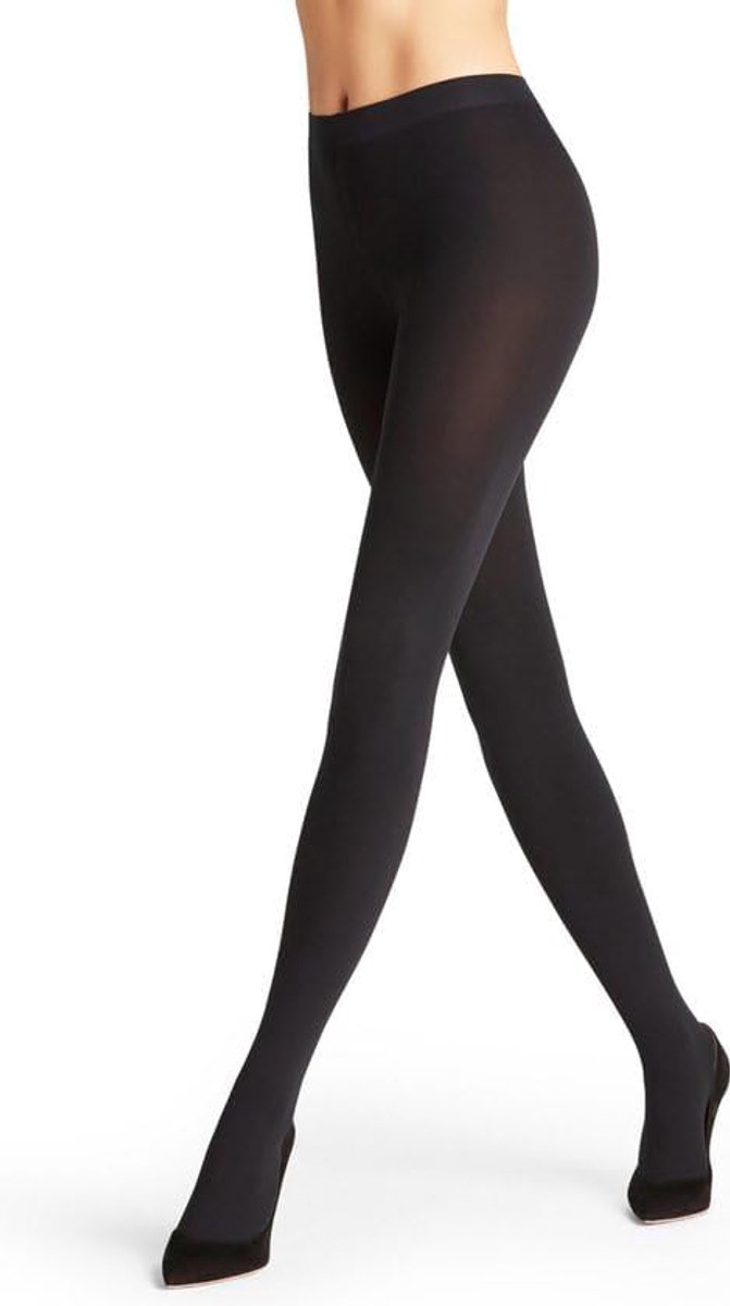 Dames Fleece Panty/Legging/Kousenbroek | Gevoerde Panty | Geschikt Voor 5-25 °C | 4-Seizoenen | One Size | Maat 34-40 - Zwart (2913885447052)