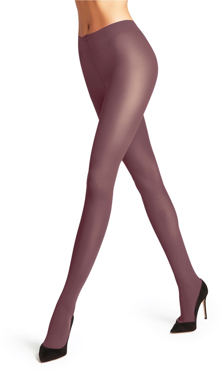 FALKE Pure Matt eenkleurig materiaal ondoorzichtig 50 DEN panty dames rood - maat S (4031309454795)