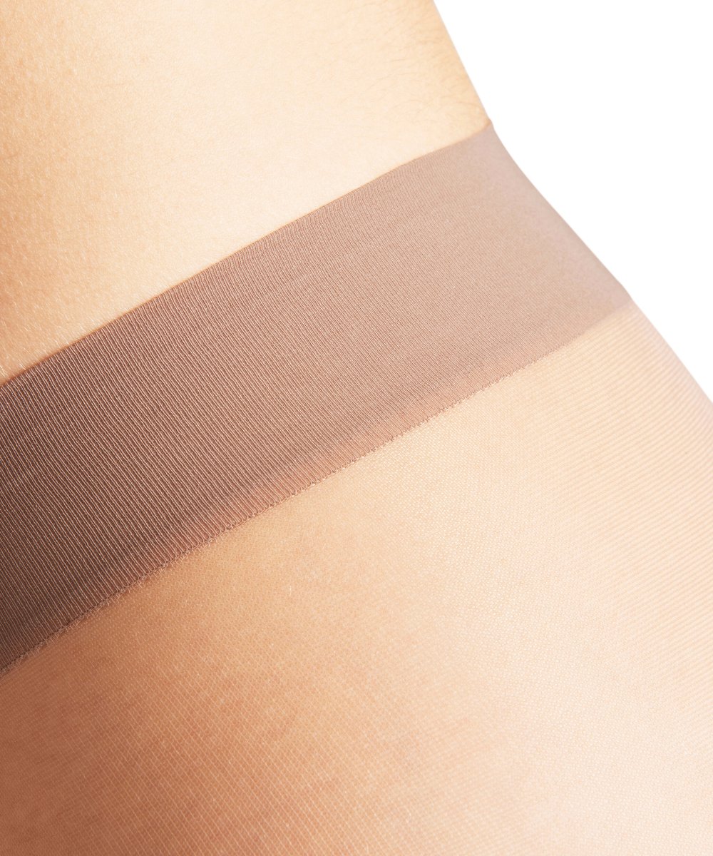 FALKE Seidenglatt eenkleurig materiaal transparant 15 DEN panty dames bruin - maat XXL (4043875136043)