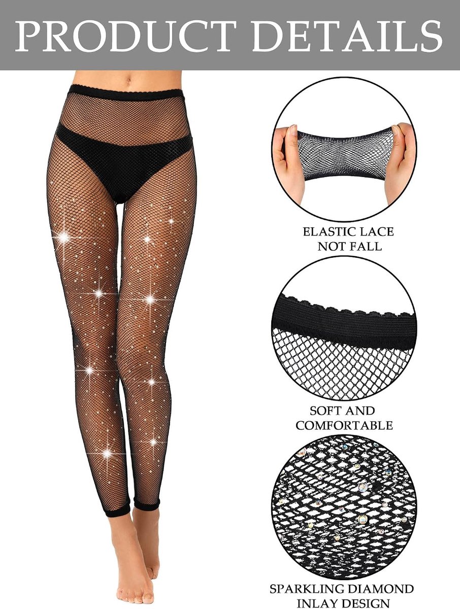 Panty's voor dames, teenloos, diamant, visnet, panty's, eenheidsmaat, zwart, beige, wit., Eén Maat (2339041543299)