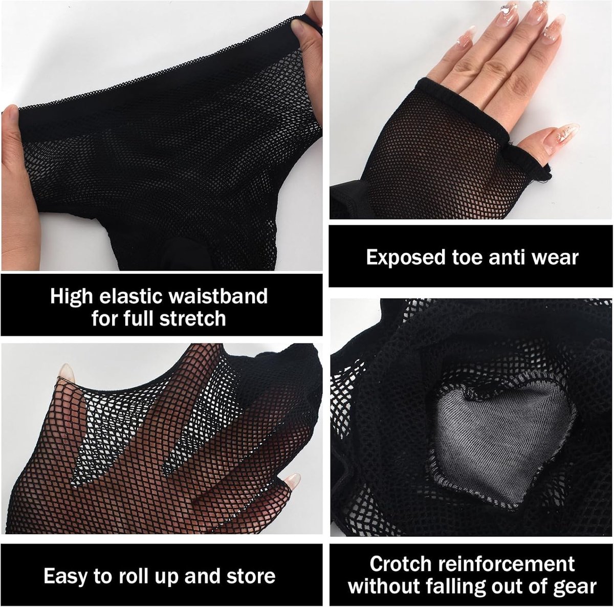 Professionele Visnet Panty's voor Dans, Comfortabele en Duurzame Danskleding voor Vrouwen (3720728049491)