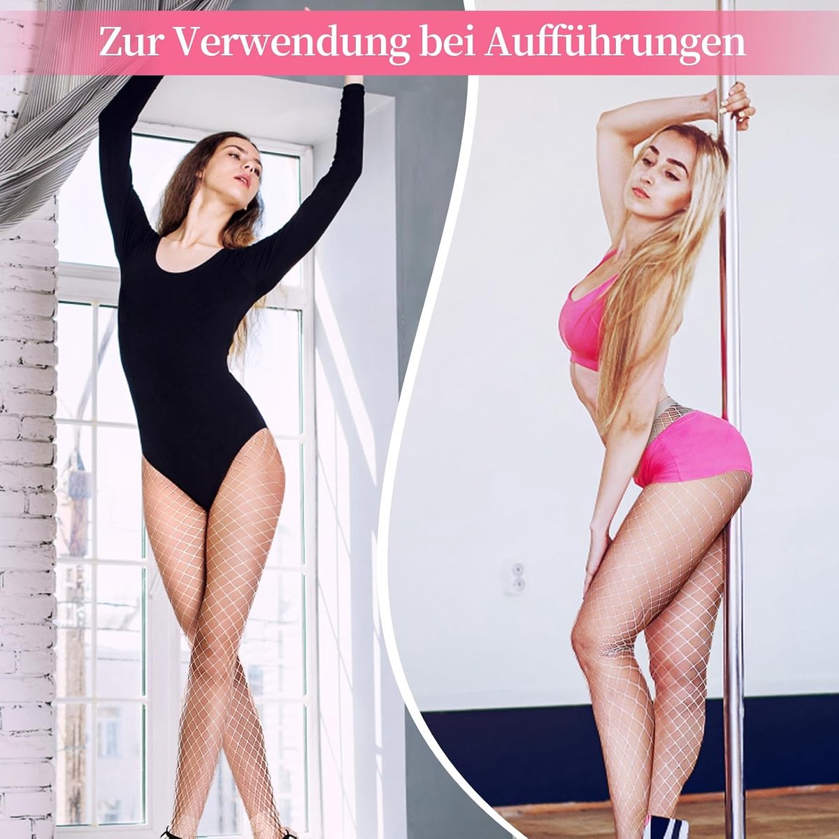 Sexy kousen, panty, visnet, hoge taille, visnet, panty, dames, netpanty, geschikt voor volwassenen en vrouwen, om een sexy look te creëren (2069961839379)