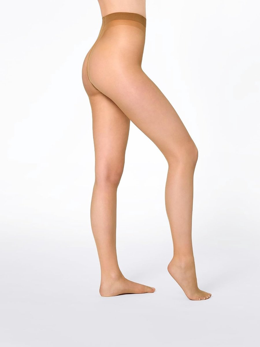 Transparante Panty - Bruin - 64-66 - Zijdeachtige Glanzende Look met Comfortabele Tailleband - Voor Dames (9514246495960)