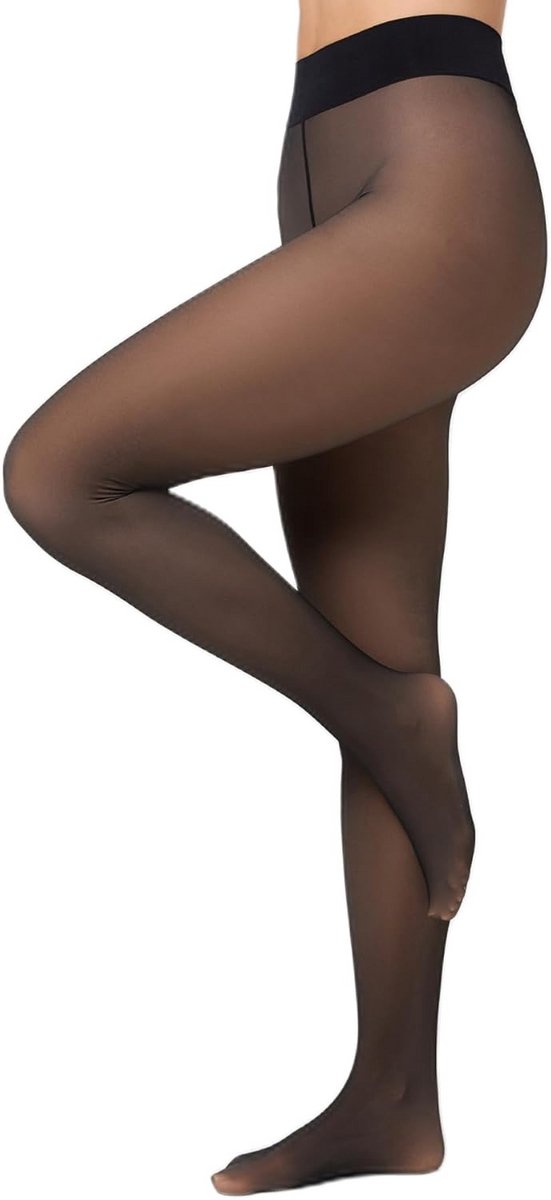 Warme en Transparante Panty 80 Denier Dames - Extra Sterk & Comfortabele Tailleband (9101030902485)