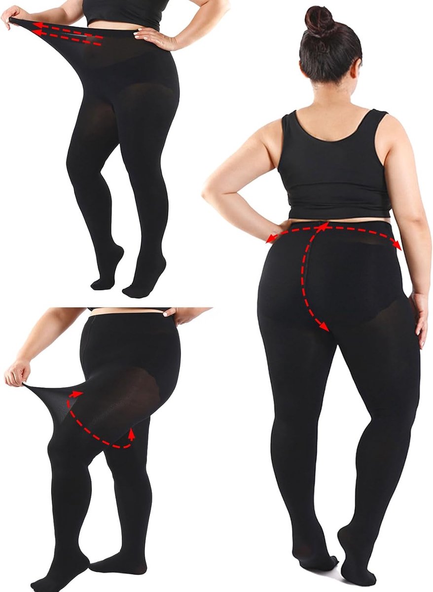 2 paar 70 denier dames plus size panty 70 denier vrouwen 70 Den (2724832841225)