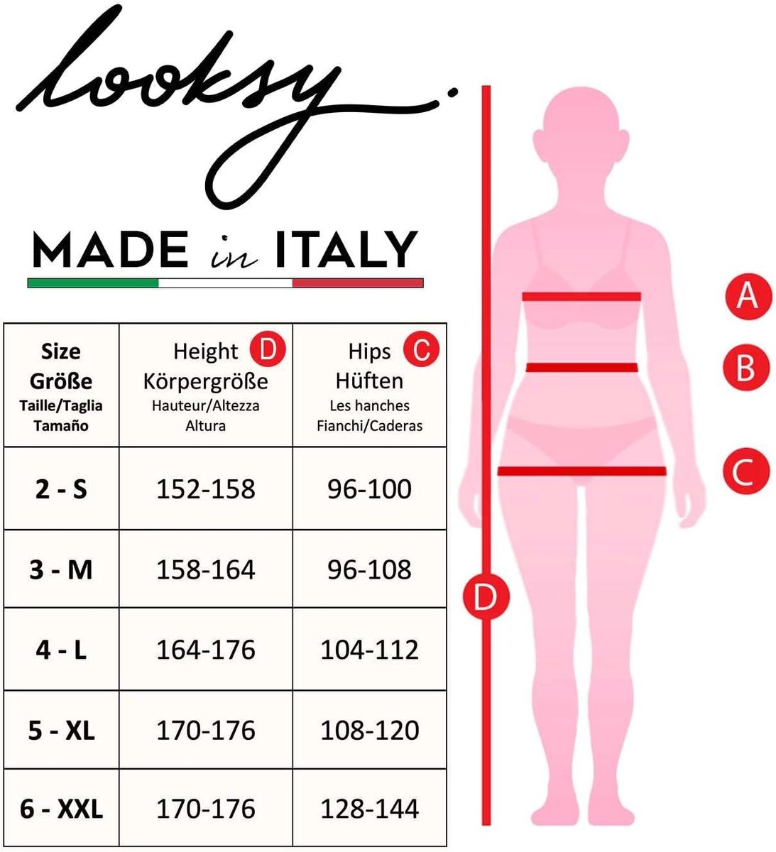 Looksy Trocadero Italiaanse klassieke damespanty, 20 den, effen, transparante, natuurlijke panty, Perla, XL (2713431540530)